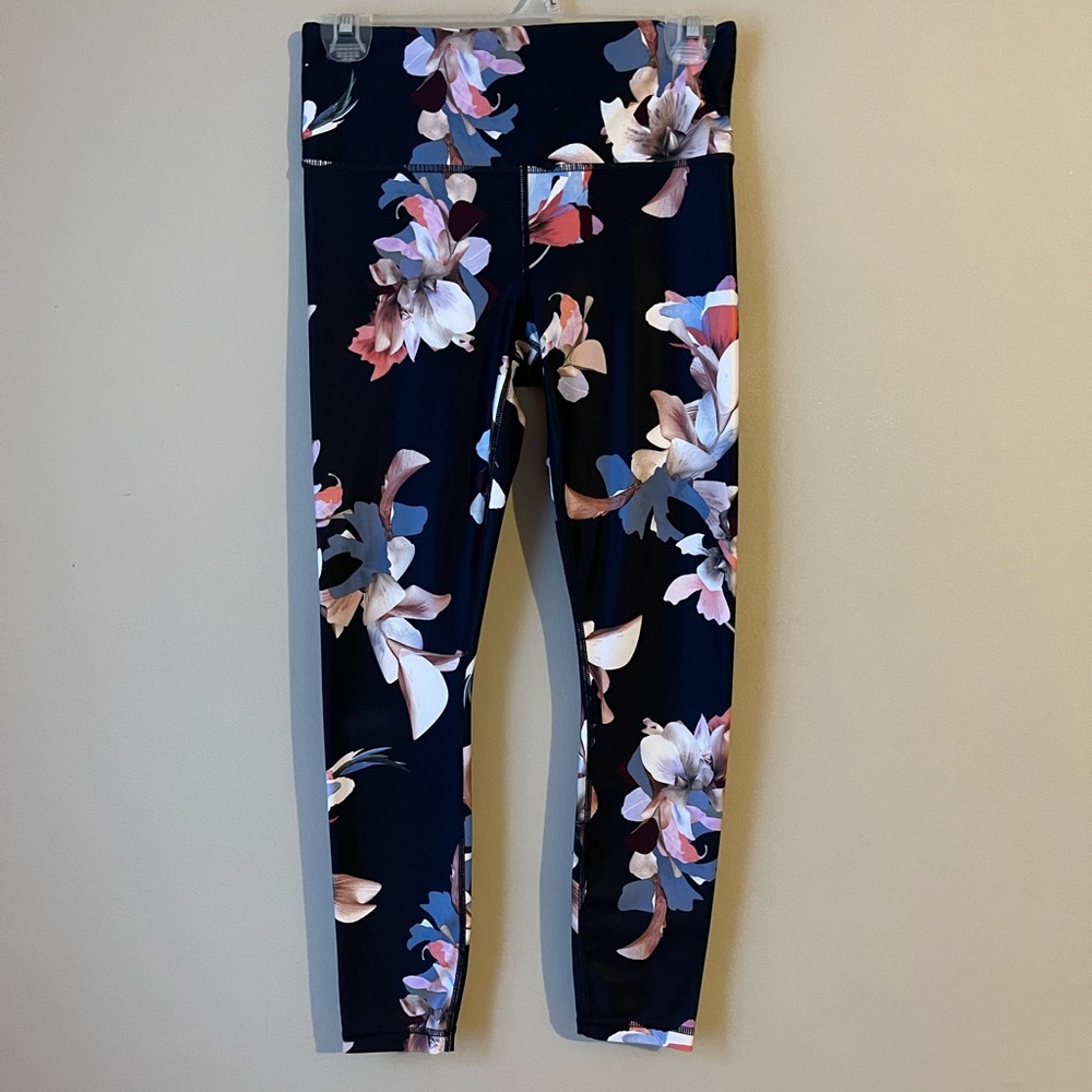Athleta Floral Athletic Leggings